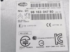 Recambio de autoradio para citroen c4 grand picasso/spacetourer 1.6 attraction referencia OEM IAM 9816304780  