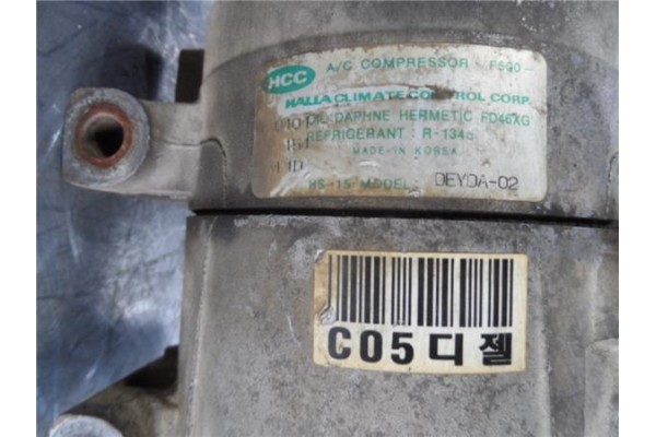 Recambio de compresor aire acond. para hyundai matrix (fc) 1.5 crdi referencia OEM IAM DEYDA02  