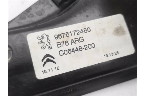 Recambio de mecanismo elevalunas trasero izquierdo para citroen c4 grand picasso/spacetourer 1.6 attraction referencia OEM IAM 9