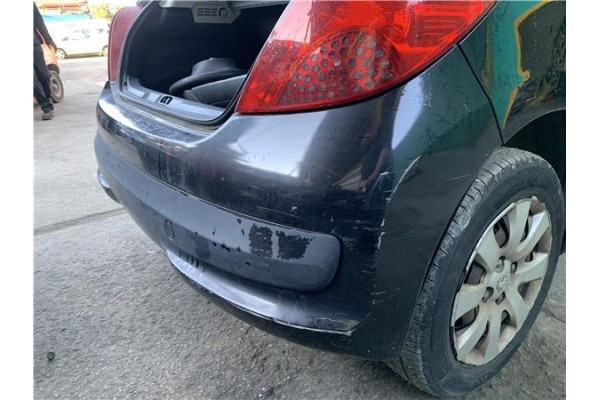 Recambio de paragolpes trasero para peugeot 207 1.4 referencia OEM IAM 7410Z5  