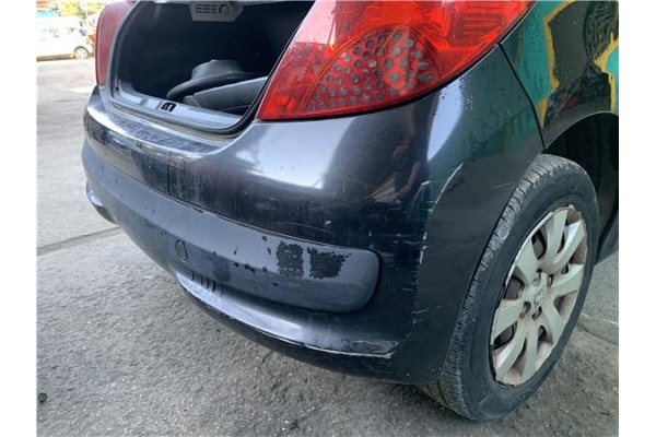 Recambio de paragolpes trasero para peugeot 207 1.4 referencia OEM IAM 7410Z5  