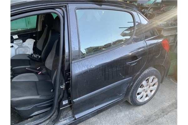 Recambio de puerta trasero izquierda para peugeot 207 1.4 referencia OEM IAM 9006N2  