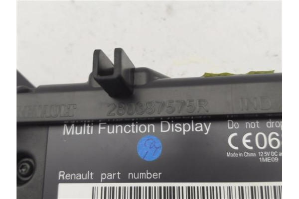Recambio de pantalla para renault captur i 1.2 intens referencia OEM IAM 280387575R 134379 