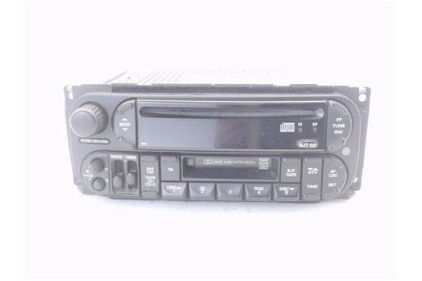 Recambio de autoradio para jeep cherokee (kj) 2.5 crd básico referencia OEM IAM MU9CY24G 17719D 