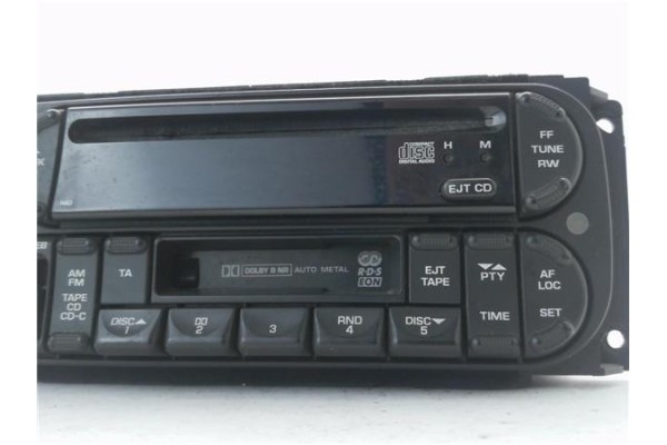 Recambio de autoradio para jeep cherokee (kj) 2.5 crd básico referencia OEM IAM MU9CY24G 17719D 