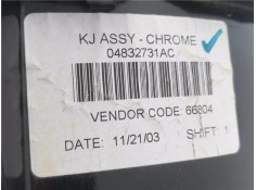 Recambio de cuadro completo para jeep cherokee (kj) 2.5 crd básico referencia OEM IAM P56010587AE 04832731AC 