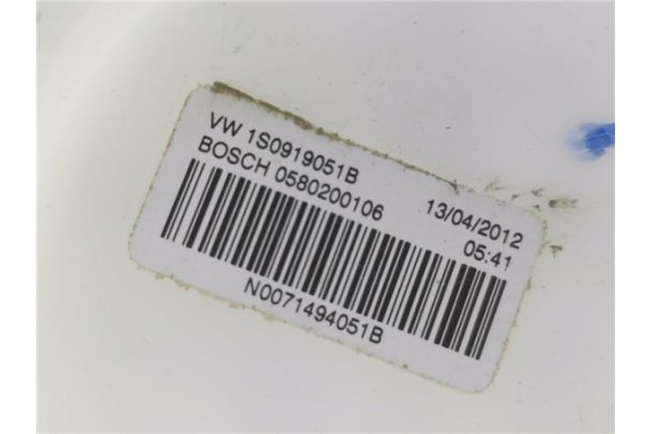 Recambio de bomba combustible para volkswagen up! (121) 1.0 black up! referencia OEM IAM 1S0919051B  