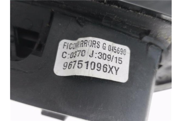 Recambio de retrovisor electrico izquierdo para peugeot 3008 2.0 style referencia OEM IAM 96751096XY E20208199 