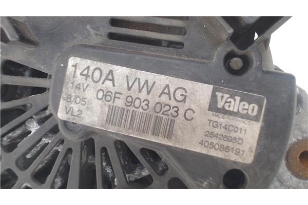 Recambio de alternador para seat altea (5p1) 1.9 tdi referencia OEM IAM 06F903023F  