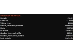 renault clio iii del año 2009