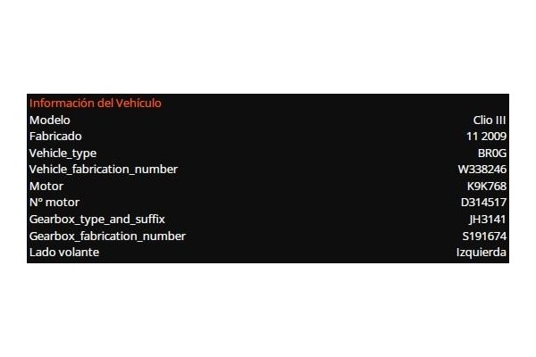 renault clio iii del año 2009