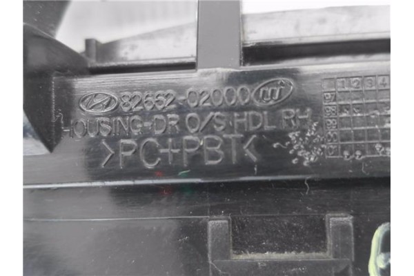 Recambio de maneta exterior delantero derecha para hyundai atos prime (mx) 1.0 i referencia OEM IAM 8266202000  