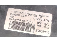Recambio de faro delantero izquierdo para peugeot 1007 1.4 dolce referencia OEM IAM 9644998980 89008986 