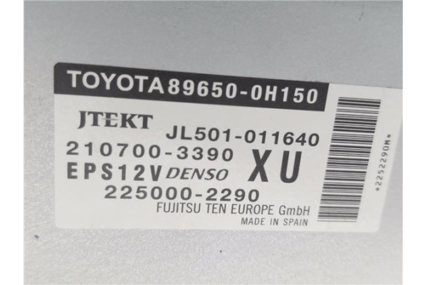 Recambio de centralita direccion asistida para citroen c1 1.0 city edition referencia OEM IAM 2107003390 JL501011640 