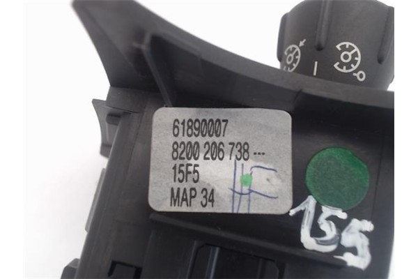 Recambio de mando de luces para renault scenic ii (jm) referencia OEM IAM 8200206738 61890007 