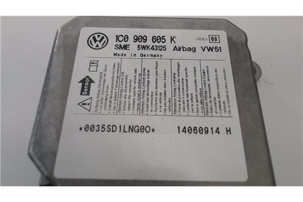 Recambio de kit airbag para volkswagen polo iv (9n3) 1.4 advance referencia OEM IAM 1T0880201E4EC 1T0880201E 