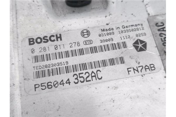 Recambio de centralita para jeep cherokee (kj) 2.5 crd básico referencia OEM IAM P56044352AC 281011278 