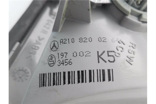 Recambio de piloto trasero derecho para mercedes-benz clase e (bm 210) berlina 2.0 200 (210.035) referencia OEM IAM A2108200264 