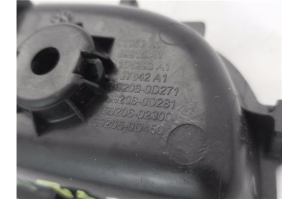 Recambio de manilla int. puerta delantero izquierda para citroen c1 1.0 city edition referencia OEM IAM 6092060D271 92057A1 