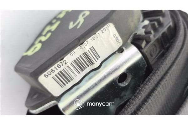 Recambio de cinturon seguridad trasero izquierdo para seat altea xl (5p5) 1.9 tdi referencia OEM IAM 5P0857805D 5M0857753E 