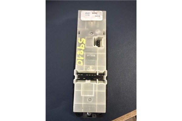 Recambio de mando elevalunas delantero izquierdo para nissan qashqai (j10) 2.0 referencia OEM IAM 25401BR00B  