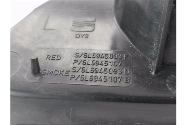 Recambio de piloto porton trasero izquierdo para seat ibiza (6l1) 1.9 sdi referencia OEM IAM 6L6945093F 6L6945107 