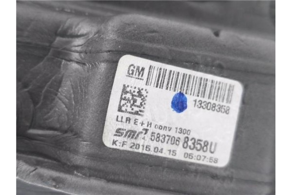 Recambio de retrovisor electrico derecho para opel astra j berlina 5p 1.6 selective referencia OEM IAM 13308358  