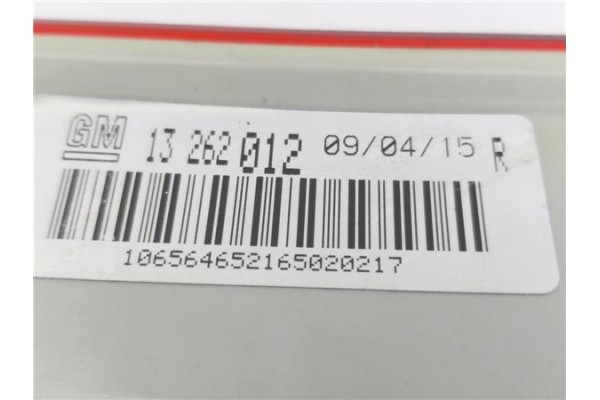 Recambio de piloto trasero derecho para opel astra j berlina 5p 1.6 selective referencia OEM IAM 13262012  