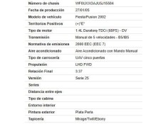 ford fusion (cbk) del año 2005