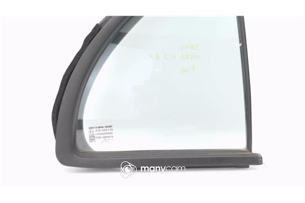 Recambio de luna fija puerta trasero derecha para nissan micra iv (k13k/kk) 1.2 acenta referencia OEM IAM 822621HB0A  