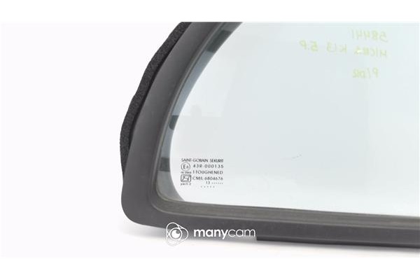 Recambio de luna fija puerta trasero derecha para nissan micra iv (k13k/kk) 1.2 acenta referencia OEM IAM 822621HB0A  