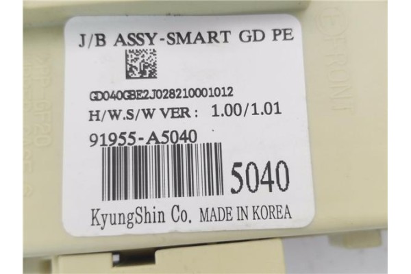 Recambio de caja fusibles/rele para hyundai i30 (gd) 1.4 base referencia OEM IAM 91955A5040  