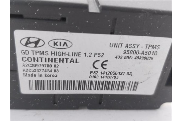 Recambio de modulo electronico para hyundai i30 (gd) 1.4 base referencia OEM IAM 95800A5010  