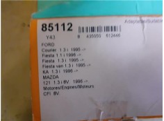 Recambio de juego cables bujias para ford fiesta berlina 1.3 básico referencia OEM IAM  85112 