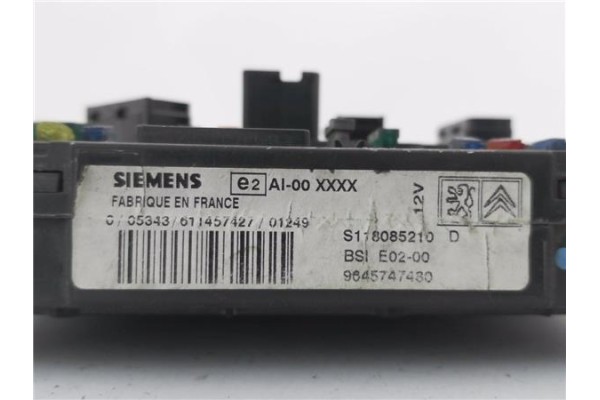 Recambio de bsi para peugeot 206 1.1 i referencia OEM IAM 9645747480 S118085210D 