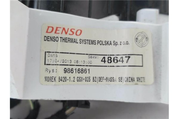 Recambio de mandos calefaccion / a.a. para ford ka (ccu) 1.2 referencia OEM IAM 98616861  