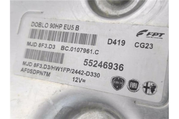 Recambio de centralita para fiat ii doblo (152) 1.3 d multijet referencia OEM IAM 55246936 AF0SDPN7M 