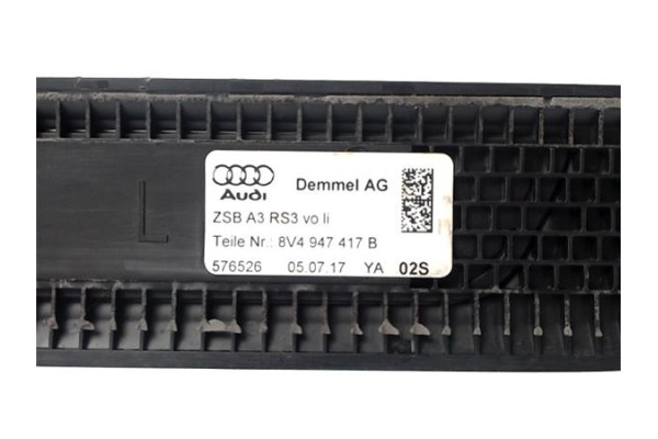 Recambio de moldura puerta delantero izquierda para audi rs3 sportback (8vf) 2.5 tfsi quattro referencia OEM IAM 8V4947417B 5765
