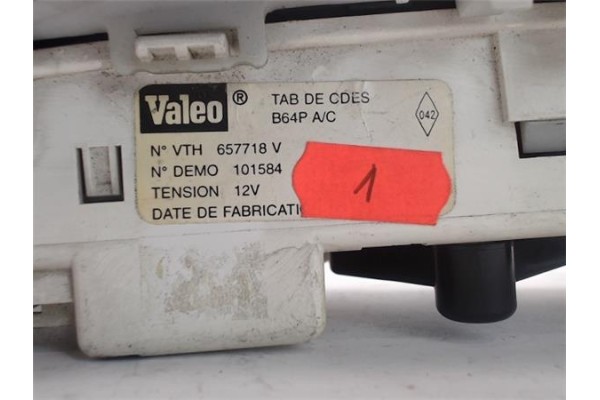 Recambio de mandos calefaccion / a.a. para renault megane i berl./ berl. con portón (ba0) referencia OEM IAM (101584) (657718V) 