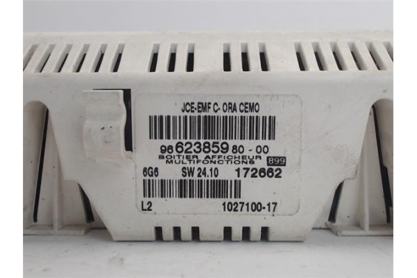 Recambio de reloj horario para peugeot 207 1.6 hdi referencia OEM IAM 9662385980  