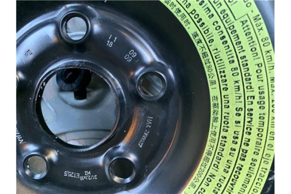 Recambio de rueda completa repuesto para volkswagen golf vi (5k1) 1.4 advance referencia OEM IAM 1K0601027S HA42160927 