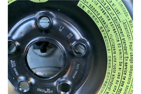 Recambio de rueda completa repuesto para volkswagen golf vi (5k1) 1.4 advance referencia OEM IAM 1K0601027S HA42160927 