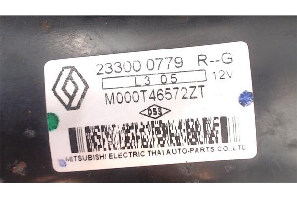 Recambio de motor arranque para renault captur i 1.2 intens referencia OEM IAM 233000779RG M000T46572ZT 