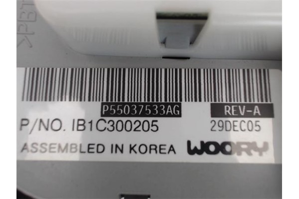 Recambio de mandos calefaccion / a.a. para jeep cherokee (kj) 2.8 renegade referencia OEM IAM P55037533AG 29DEC05 