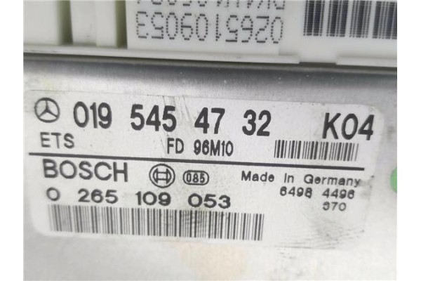 Recambio de centralita abs para mercedes-benz clase e (bm 210) berlina 2.0 200 (210.035) referencia OEM IAM 0195454732 265109053