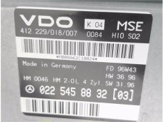 Recambio de centralita para mercedes-benz clase e (bm 210) berlina 2.0 200 (210.035) referencia OEM IAM 0225458832 4,12229E+11 