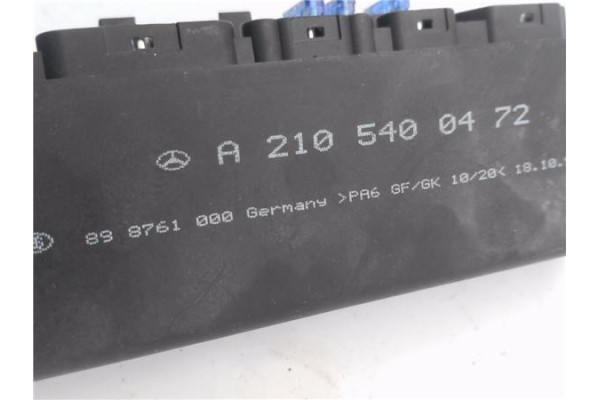 Recambio de caja fusibles/rele para mercedes-benz clase e (bm 210) berlina 2.0 200 (210.035) referencia OEM IAM A2105400472 8987