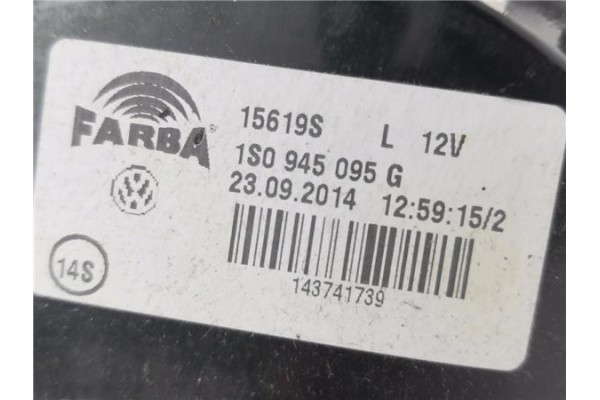 Recambio de piloto trasero izquierdo para volkswagen up! (121) 1.0 black up! referencia OEM IAM 1S0945095G  