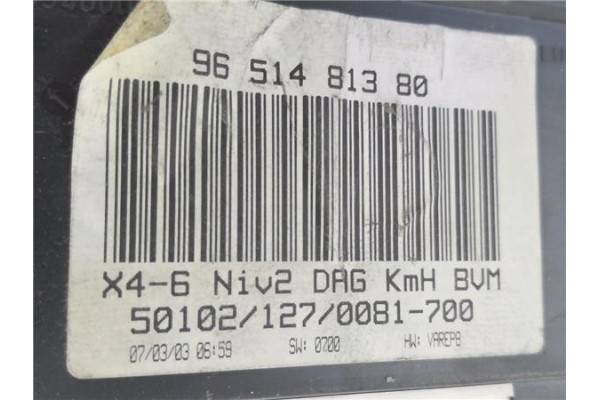 Recambio de cuadro completo para citroen c5 berlina 2.0 hdi (dcrhzb, dcrhze) referencia OEM IAM 9651481380  