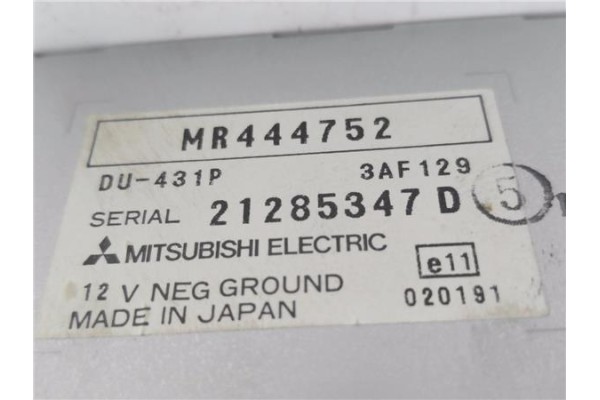 Recambio de pantalla para mitsubishi montero pinin (h6_w, h7_w) 1.8 gdi (h66w) referencia OEM IAM MR444752  